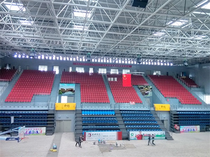 黄骅电厂体育馆网架加工